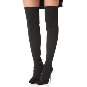 Kendall & Kylie Anabel Satin Over The Knee Boot